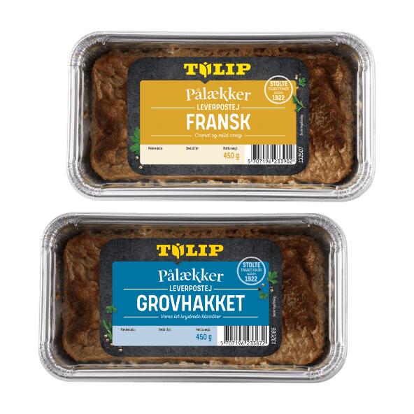 PÅLÆKKER Fransk eller grovhakket leverpostej
