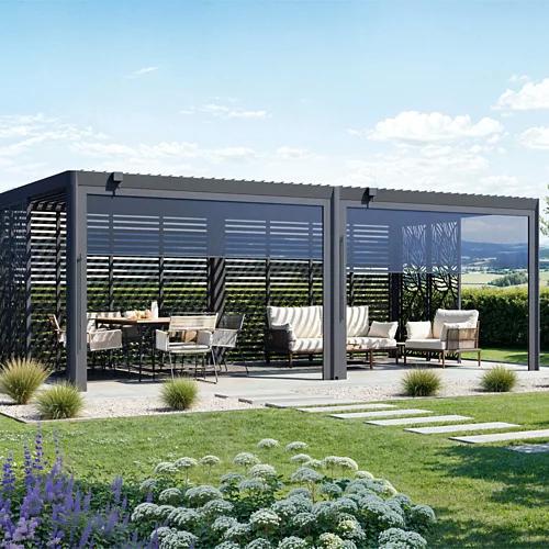GFP Designpergola Aluminium Nero