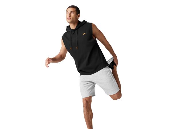 Men's sleeveless hoodie