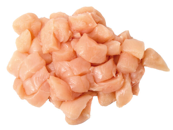 Frisches Hendlgulaschfleisch