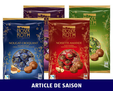 MOSER ROTH 
 BOULES DE CHOCOLAT