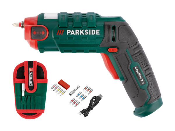 PARKSIDE(R) Batteridreven bitsskruetrækker