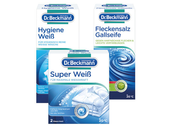 Dr. Beckmann Super Weiß/ Hygiene Weiß/Fleckensalz