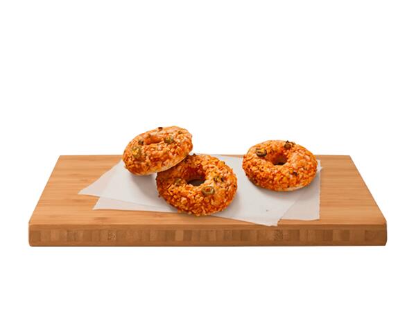 Mini donut pizza fourré