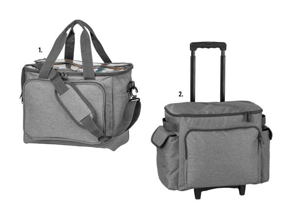 Sac pour accessoires de tricot/trolley pour machine à coudre Crelando