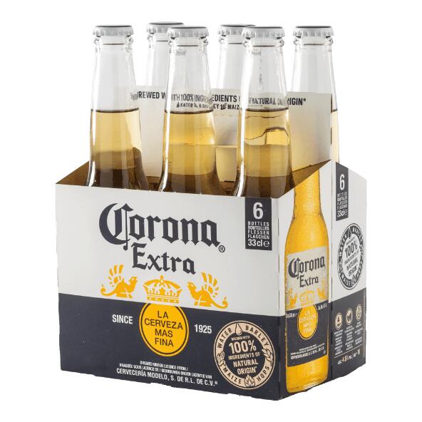 CORONA(R) 				Corona Extra, 6 pcs