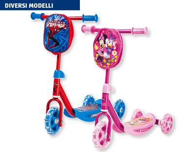 Monopattino per bambini SPIDER MAN/MINNIE/HELLO KITTY/CARS