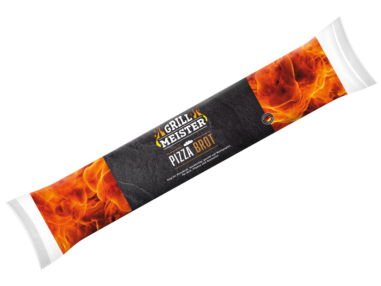 GRILLMEISTER Pizzabrot für Grill & Pfanne