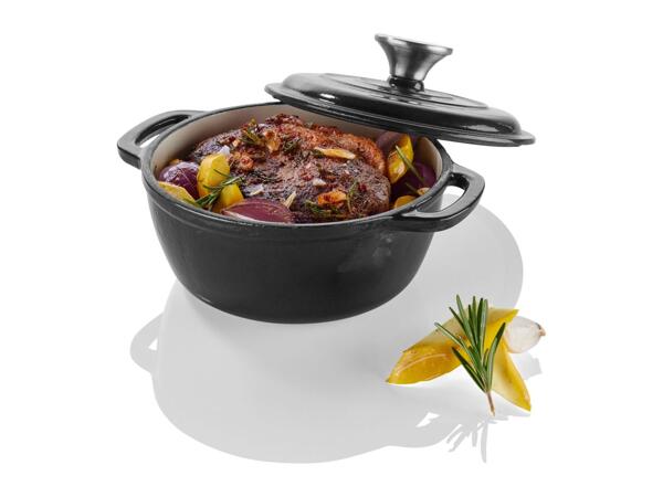 Livarno Home 1.3L Cast Iron Casserole Dish