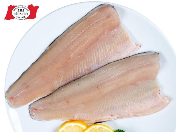 Frisches Forellenfilet