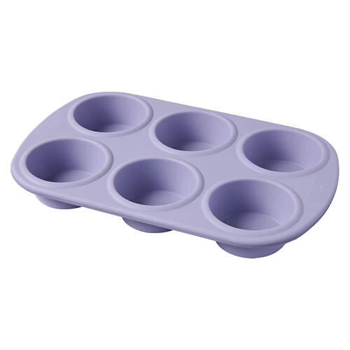 Silicone Bakeware - Muffin Pan, Purple