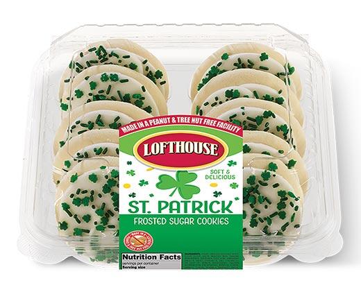 Lofthouse St. Patrick's Day Frosted Sugar Cookies
