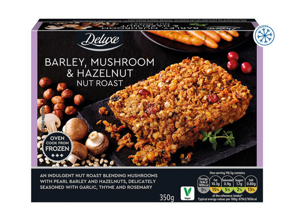 Deluxe Barley, Mushroom & Hazelnut Nut Roast