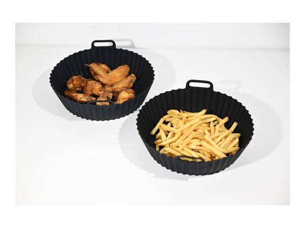 Round Silicone Air Fryer Liner - Set of 2