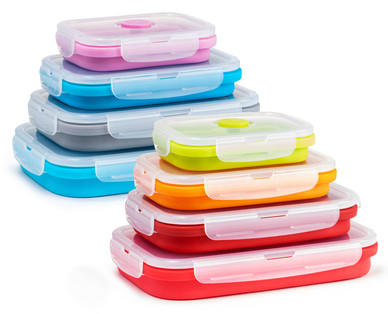 CROFTON Silikon-Lunchbox-Set, 4-teilig