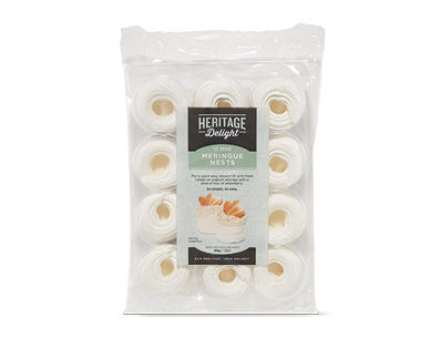 PETITE PAVLOVAS OR MINI MERINGUE NESTS 12PK/95G