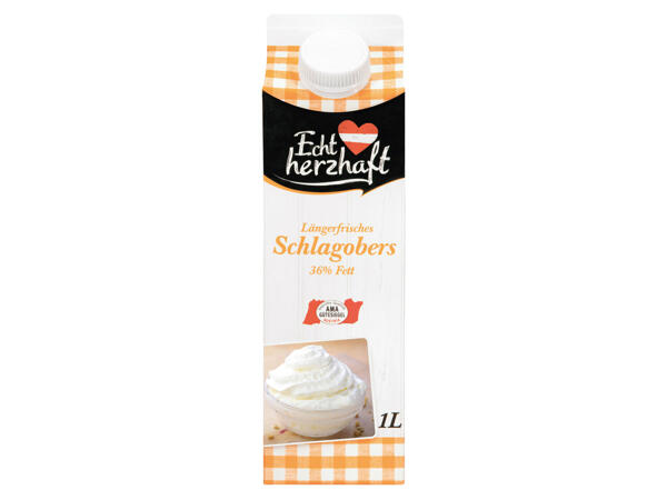 Längerfrisches Schlagobers