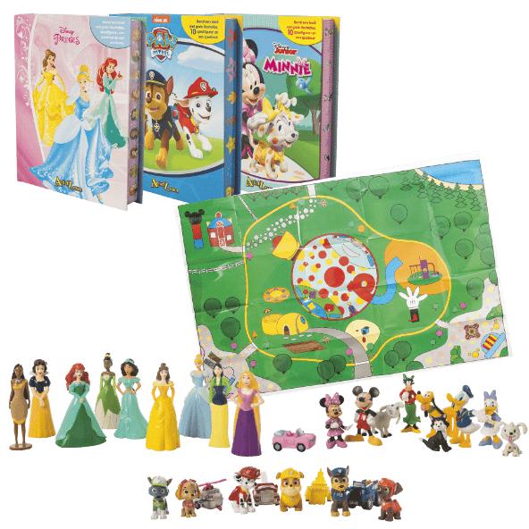 Boek met speelfiguurtjes