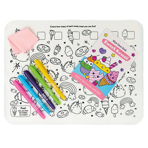 On-The-Go Reusable Activity Mat - Kawaii