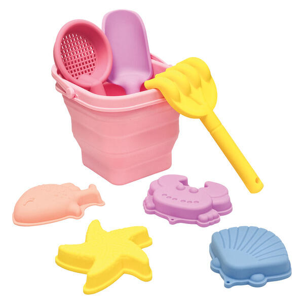 Little Town Pink Silicone Beach Toy