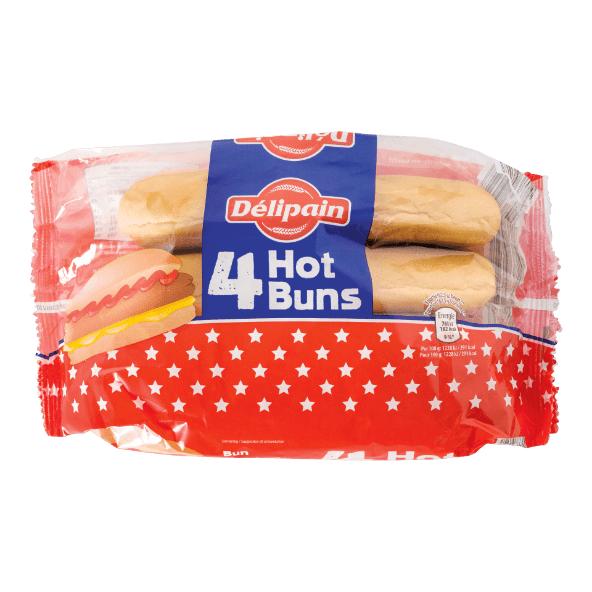 Hotdogbroodjes, 4 st.