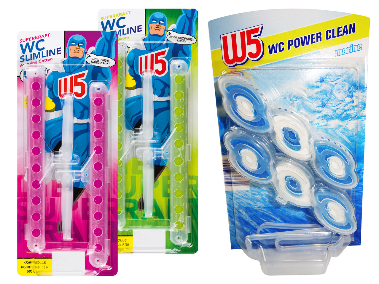 W5 WC Sticks Slim oder WC Power Clean