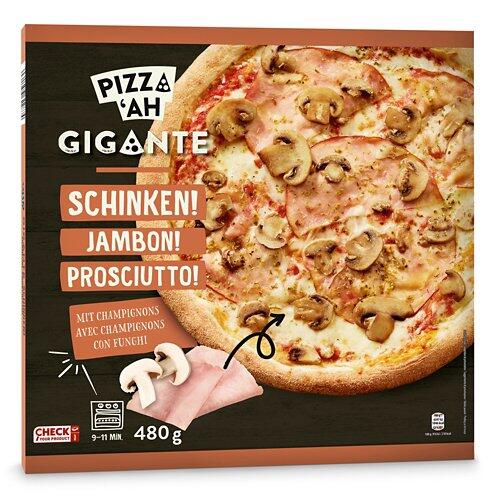 PIZZ'AH Gigante, Schinken