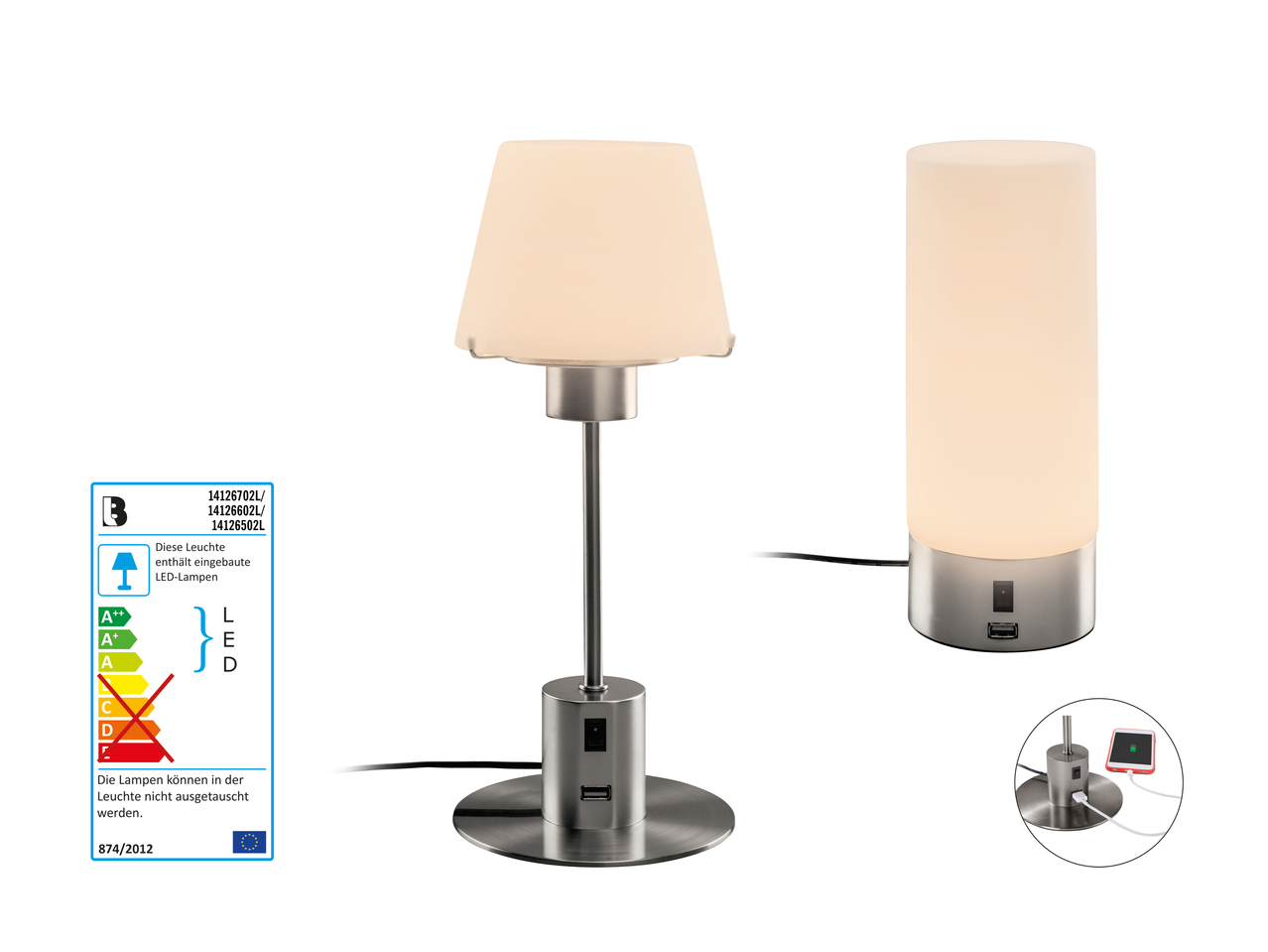 Lampe de table à LED