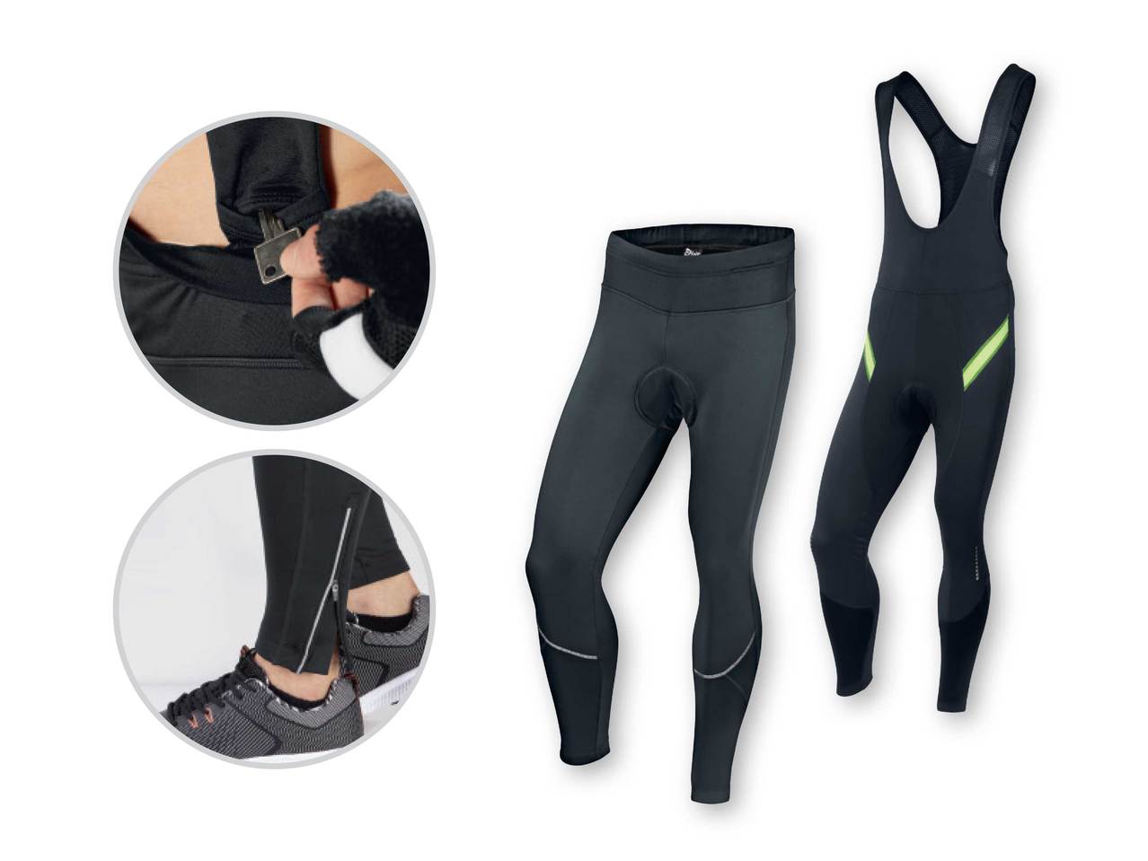 CRIVIT Men's Cycling Legwear