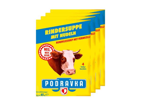 Soupe de bouillon de bœuf Podravka