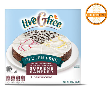 liveGfree Gluten Free Cheesecake Sampler