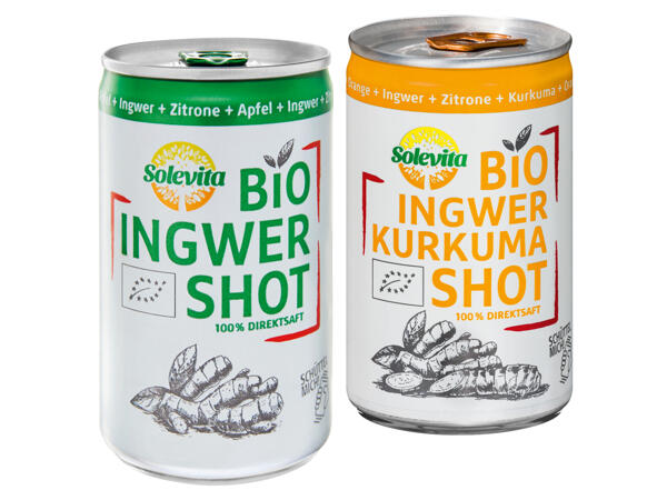 Bio Ingwer oder Kurkuma Shot