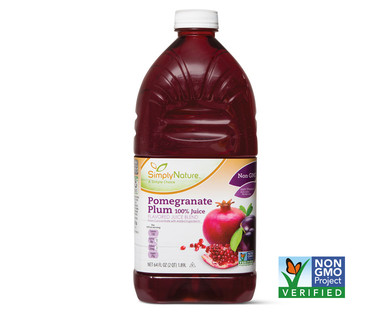 SimplyNature Pomegranate Plum or Black Cherry Plum 100% Juice