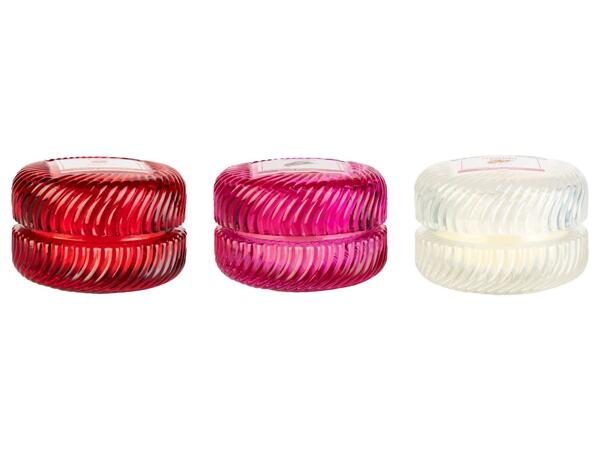 Scented Glass Candle Set of 3