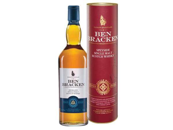 BEN BRACKEN Speyside/Highland Single Malt Whisky
