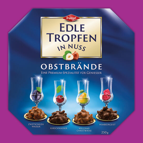 Edle Tropfen in Nuss