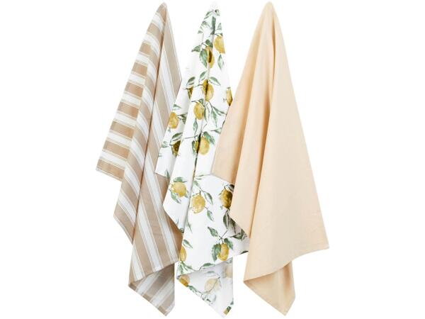 Tea towels 50 x 70cm, 3 pieces