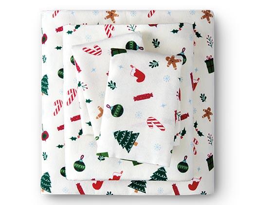 Huntington Home Full Flannel Sheet Set