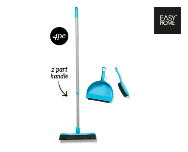Rubber Broom Set 4pc