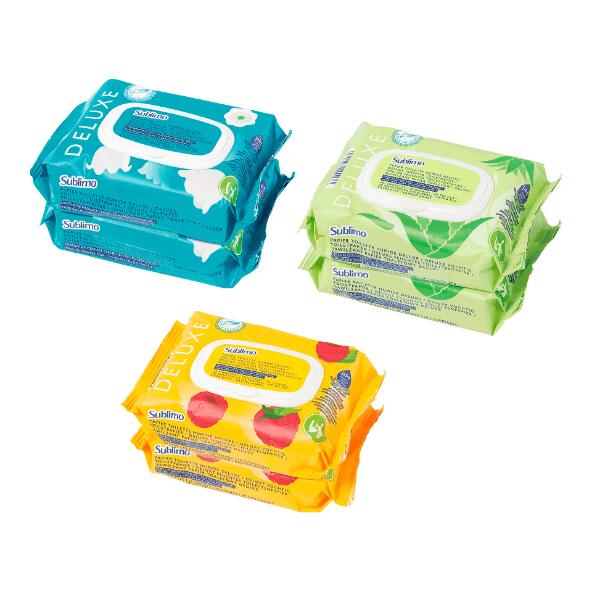 SUBLIMO(R) 				Papier de toilette humide, pack de 2