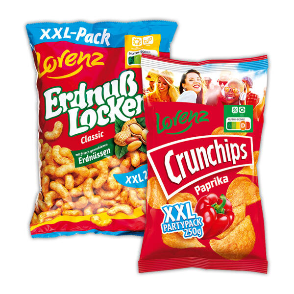 Crunchips / Erdnuß Locken XXL
