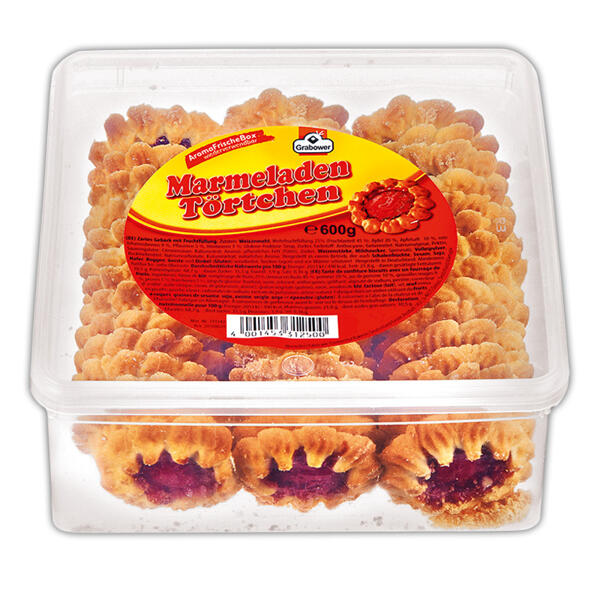Marmeladen Törtchen / Haferplätzchen
