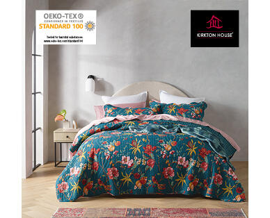 Quilted Coverlet Set Queen/King Size
