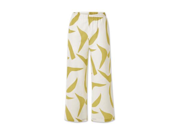 Damen Leinen Hose