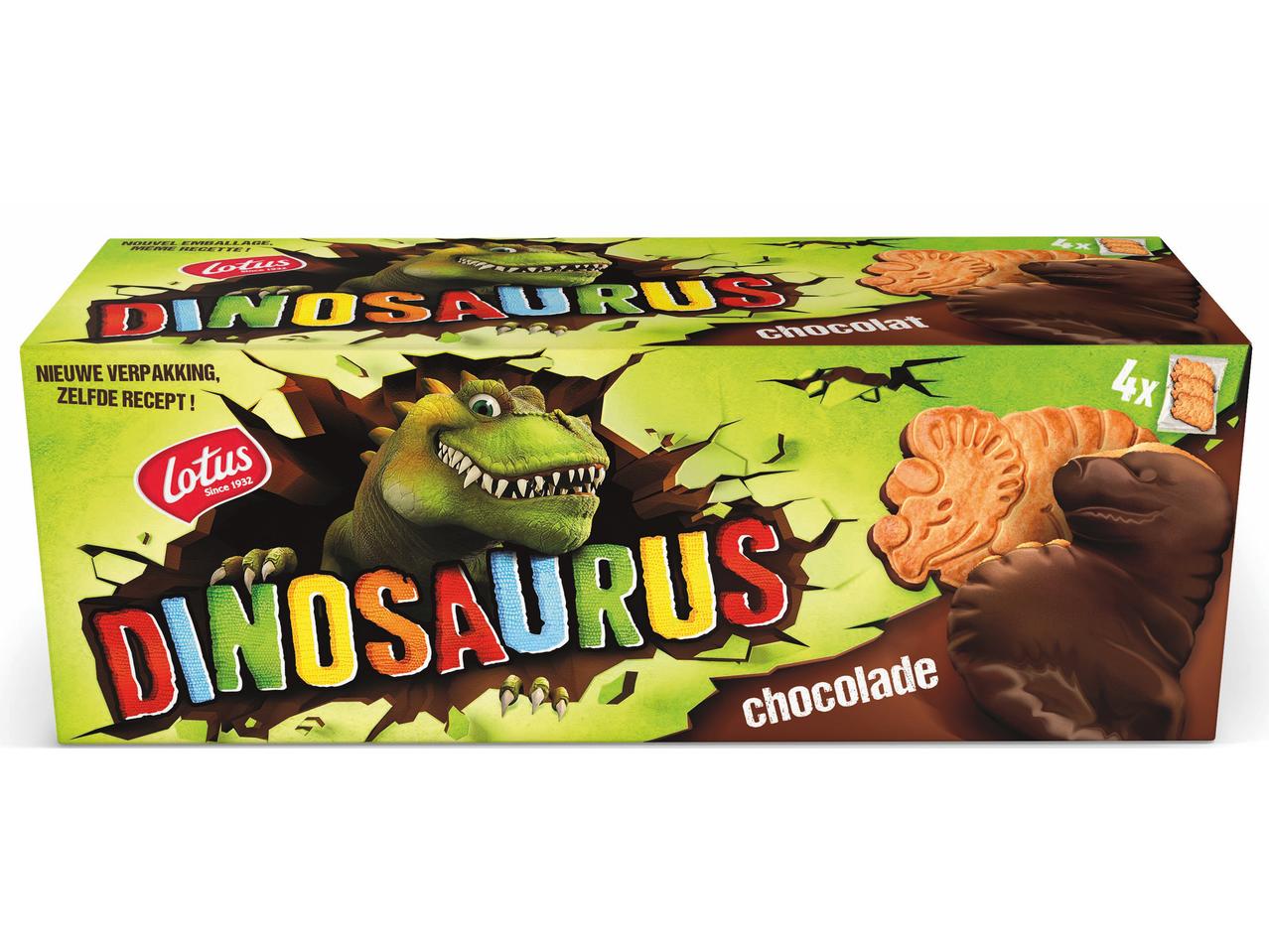 Dinosaurus met pure chocolade