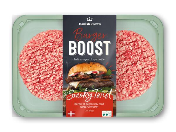 BURGER BOOST Hamburgere, Smoky Twist eller sliders
