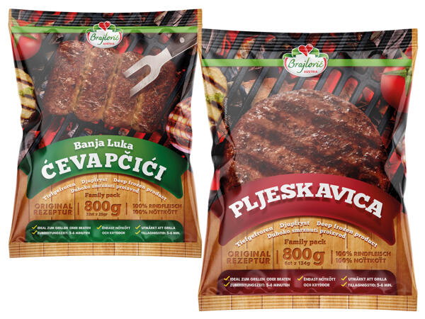Banja Luka Cevapcici oder Pljeskavica