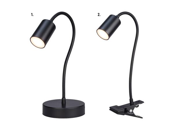 Lampe de table à LED/​lampe à pince à LED