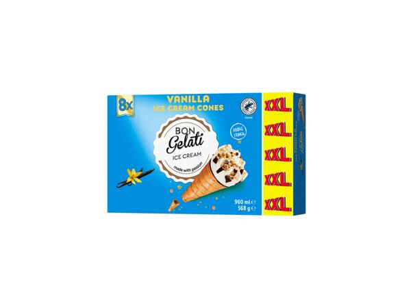 XXL Premium Vanilla Ice Cream Cones