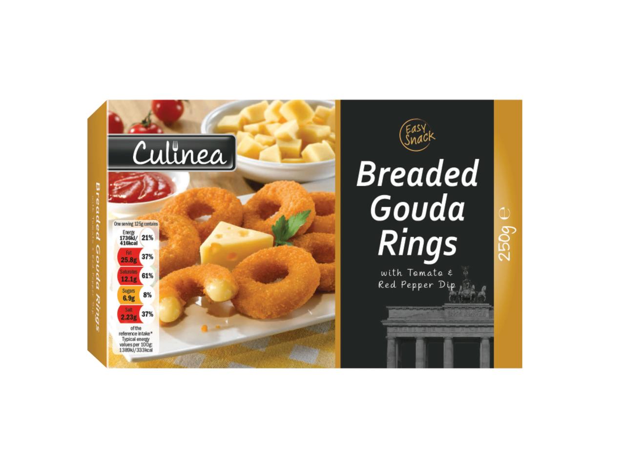 CULINEA Breaded Gouda Rings